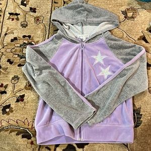 My Michelle girls large zipup hoodie